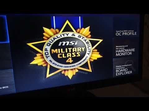 Настройка BIOS MSI Z 97 PC Mate для установки win с флешки usb