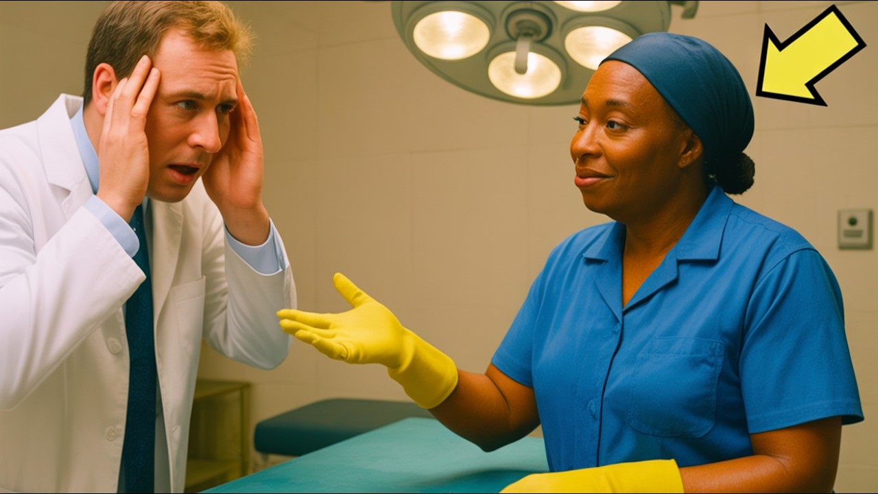 MEDICO DISPERATO SENZA INFERMIERA IN OSPEDALE… FINCHÉ LA DONNA DELLE PULIZIE SI OFFRE