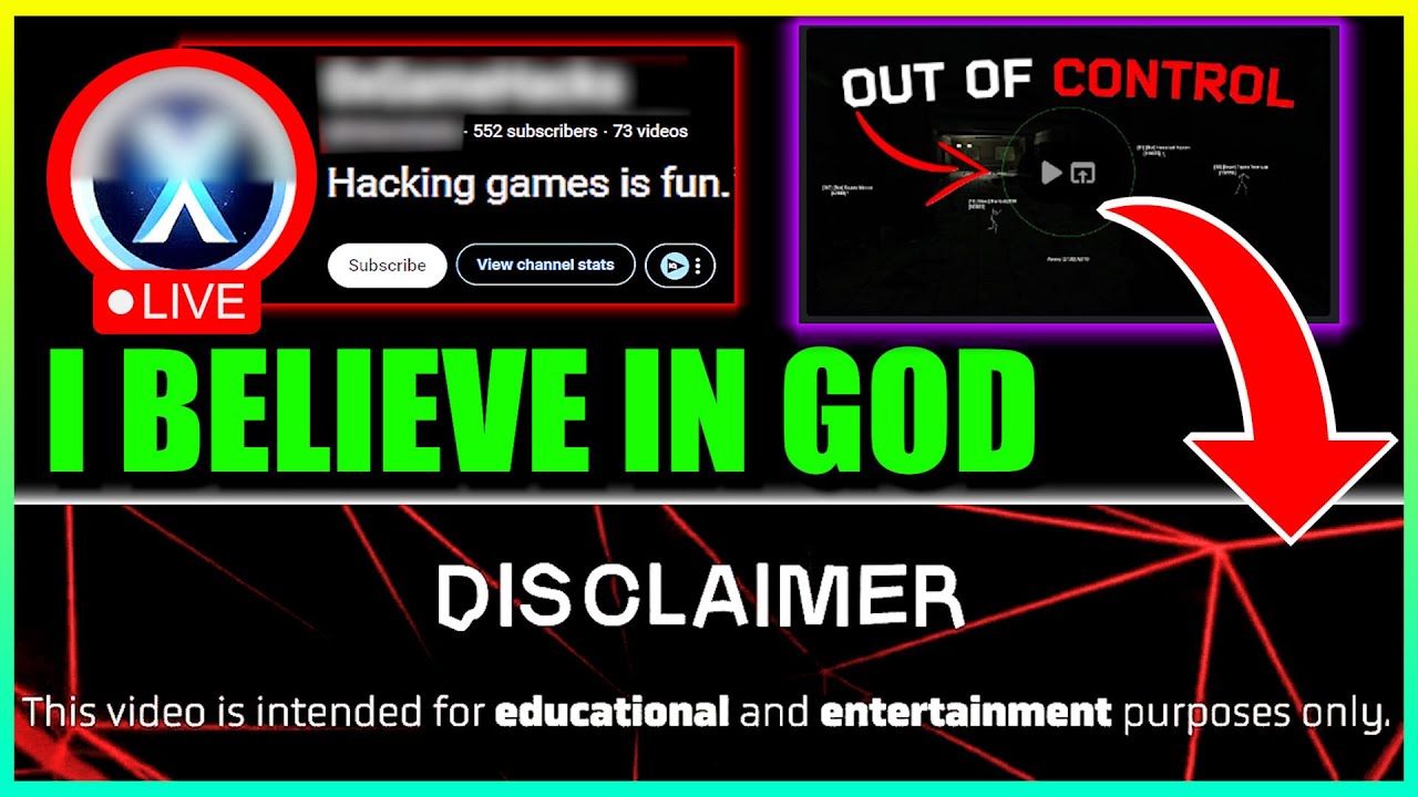 Cheat Seller Streamer Who Believes God, Tries Disguise Like Educational Video