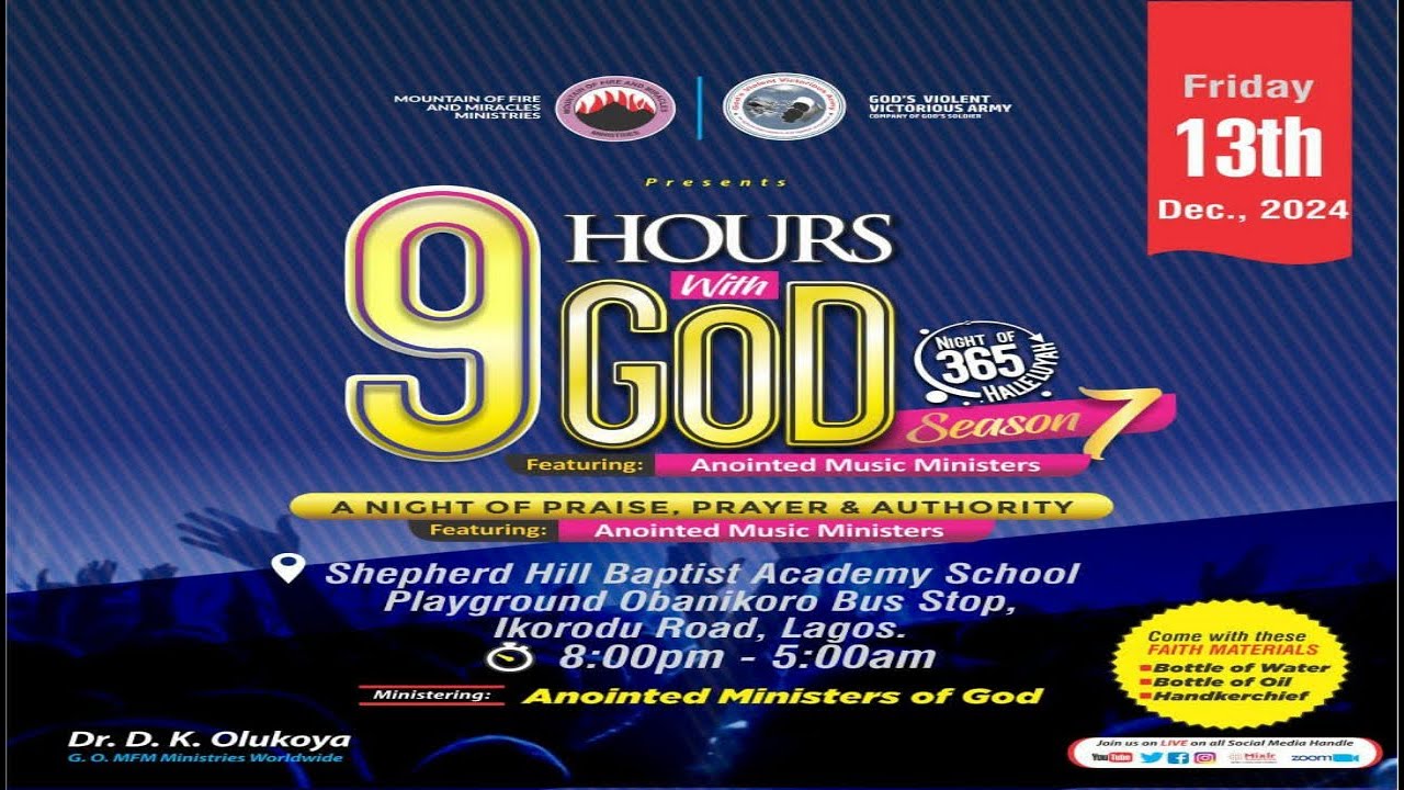 9 Hours With God 2024
