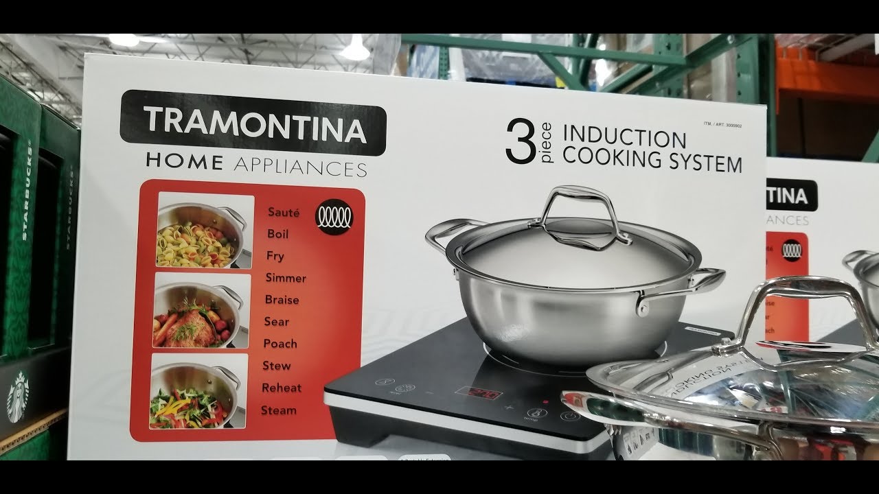 Costco! Tramontina Induction Cook Top w/ 4 Qt Pan and Lid! $79!!! 