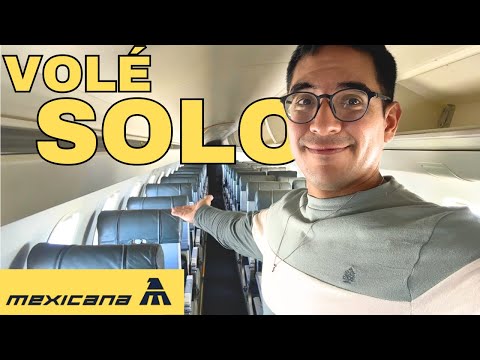 ¿Cómo es volar con Mexicana? Volé un avión completamente SOLO 🤯 al AIFA en CDMX  ✈️