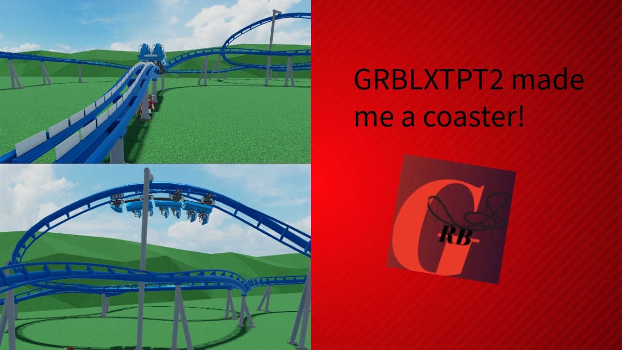 GRBLXTPT2 made ME a rollercoaster in Theme Park Tycoon 2!