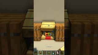 Decorative table in Minecraft
