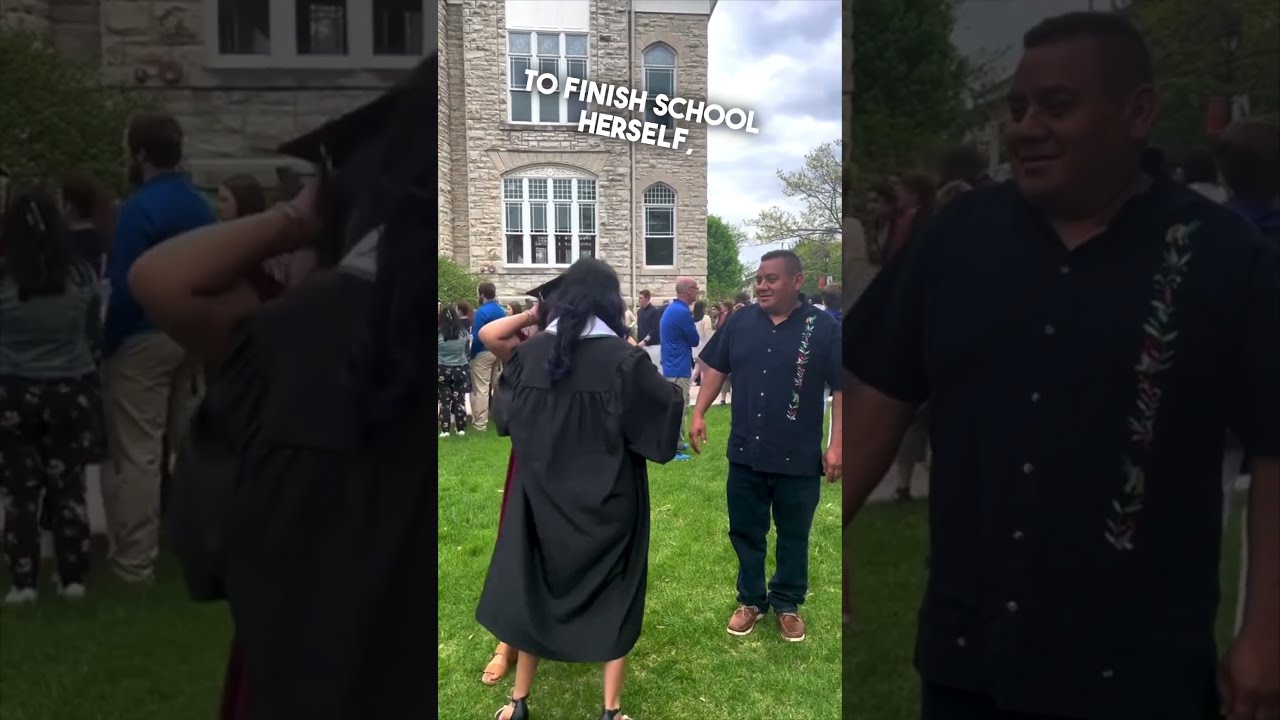She Shared Her College Graduation Celebration With Parents 