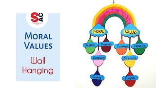 Moral Values /Wall Hanging Decoration Ideas Easy | Pre School Decoration Idea | Classroom Decoration