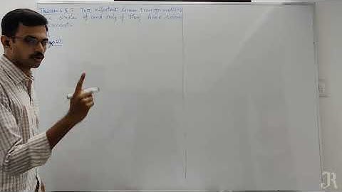 Lecture 23 | Canonical Forms: Nilpotent Transformation (Part III) | Tamil