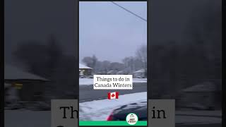 Things To Do In Canadian Winters