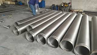 Full Welded Wire Wrapped Screen Pipe