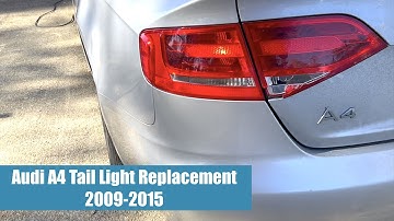 How To Change Audi A4 TailLight | Audi A4 B8 Tail Light Replacement