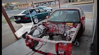 More DA9 Shaving and NEW WHEELS for the e36!