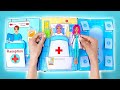 DIY Care Center For Paper Dolls EASY FUN Craft By Slick Slime Sam 