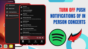 Turn Off Push Notifications Of In Person Concerts On Spotify. |Technologyglance