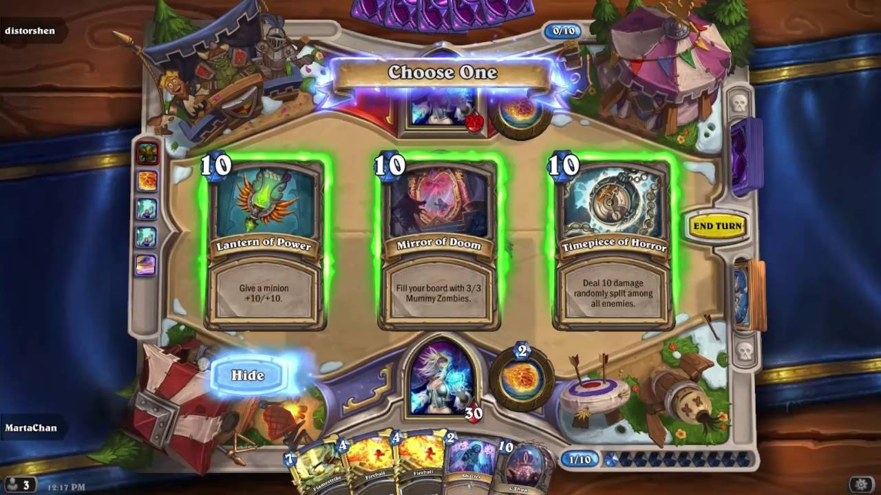 Hearthstone  -Tavern Brawl - Week 53  - Distorshen vs MartaChan - Heart of the Sunwell