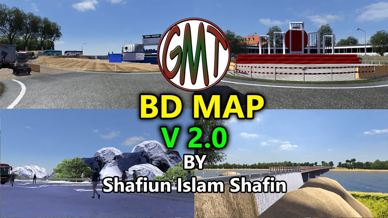 GMT BD MAP v2.0 (Download Link + Installation ) ETS2 v1.36.x.x to 1.42 ...