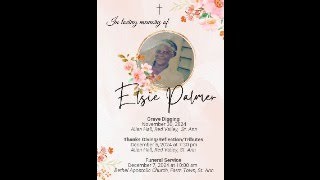 Thanksgiving Service for the life of Elsie Palmer