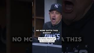 Aaron Boone was ejected for the 7th time after 4 bad calls by Lance Barrett #mlb #baseball #yankees