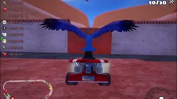 SuperTuxKart - Mesa Party, 20 laps, reverse