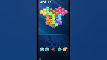 BLOCK HEXA PUZZLE LEVEL 34 ANSWERS PROFICIENT LEVEL PACK