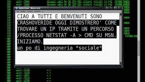 CrashOveride Netstat -a HACKED IP Messanger