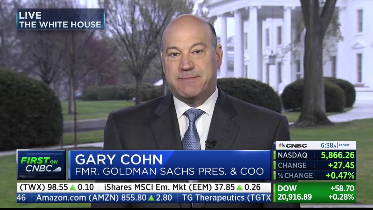 White House Economic Adviser Cohn Says White House Focus Is On Bringing “Jobs Back To America”