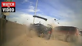 State Trooper Nearly Hit by Passing Car During Traffic Stop on Colorado Interstate Highway