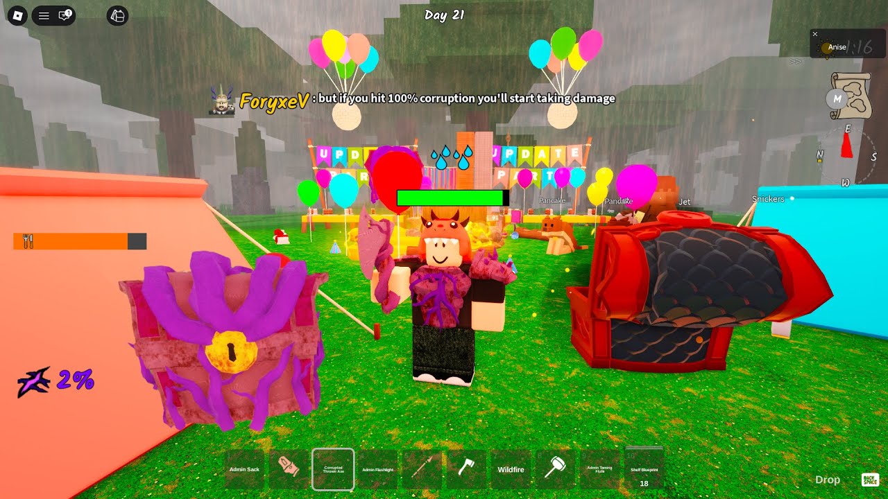 UPDATE PARTY🎉| 99 Nights in the Forest