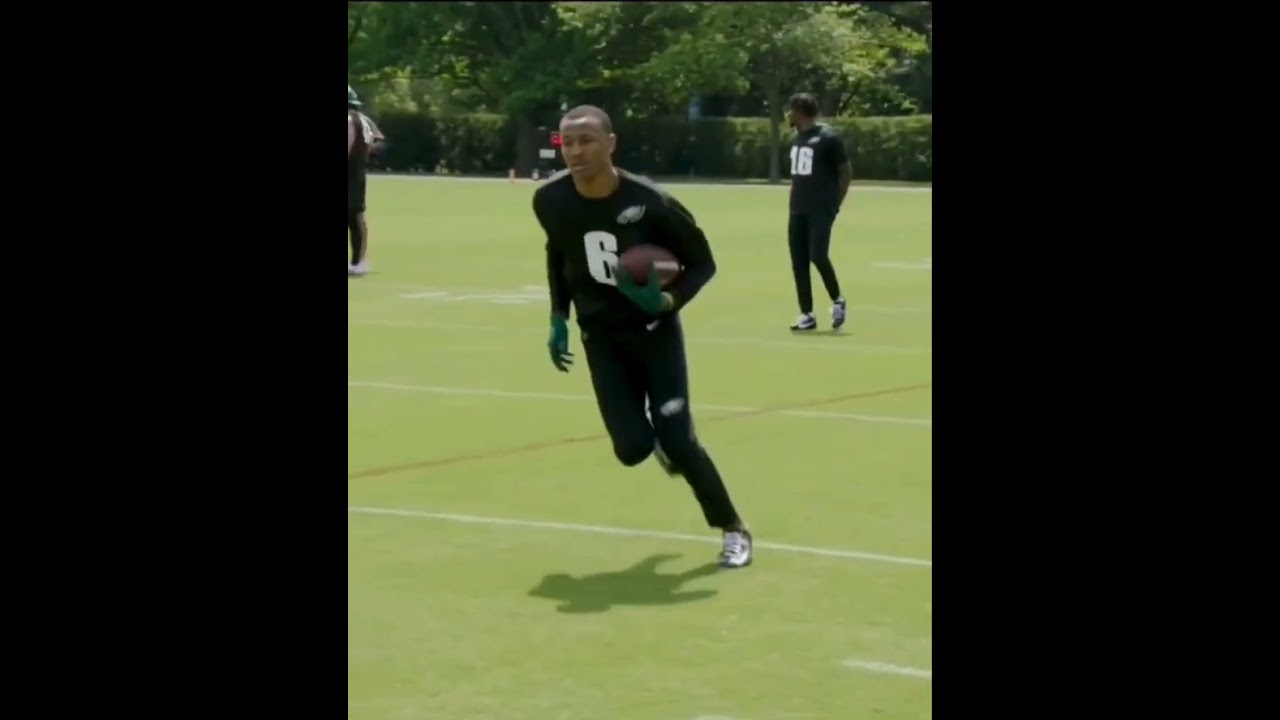 Philadelphia Eagles OTAs 2023 Jalen Hurts Devonta Smith A.J. Brown Quez Watkins