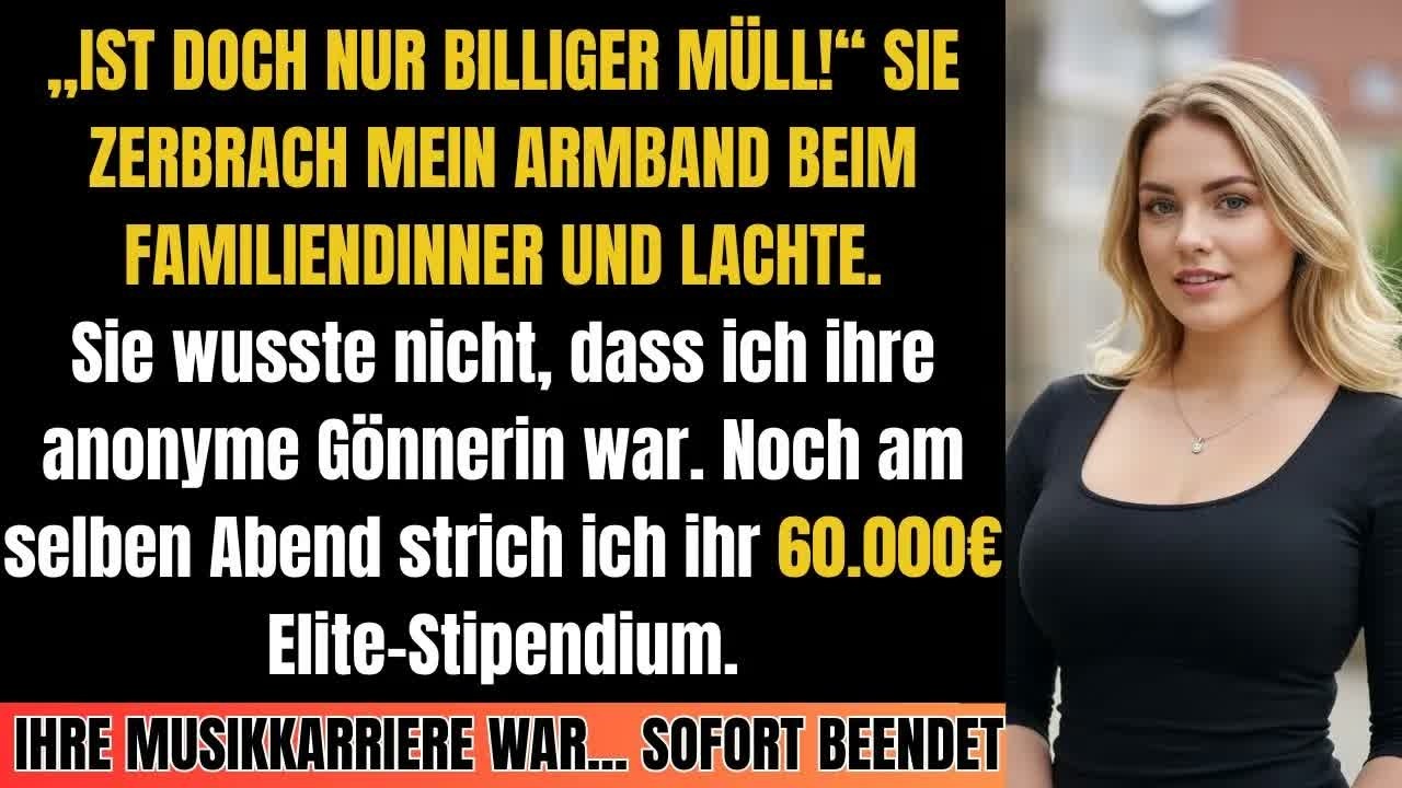 Meine Nichte riss mir das Armband： „Das ist doch Müll!“ – Sie wusste nicht, wer ihre Schule bezahlt