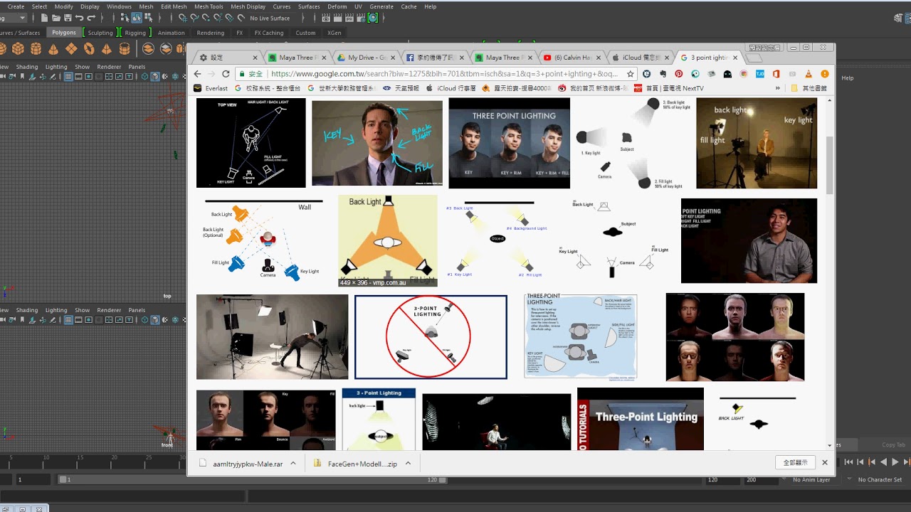 Maya Three Point Lighting and Key-to-Fill Ratio Part-2 - YouTube