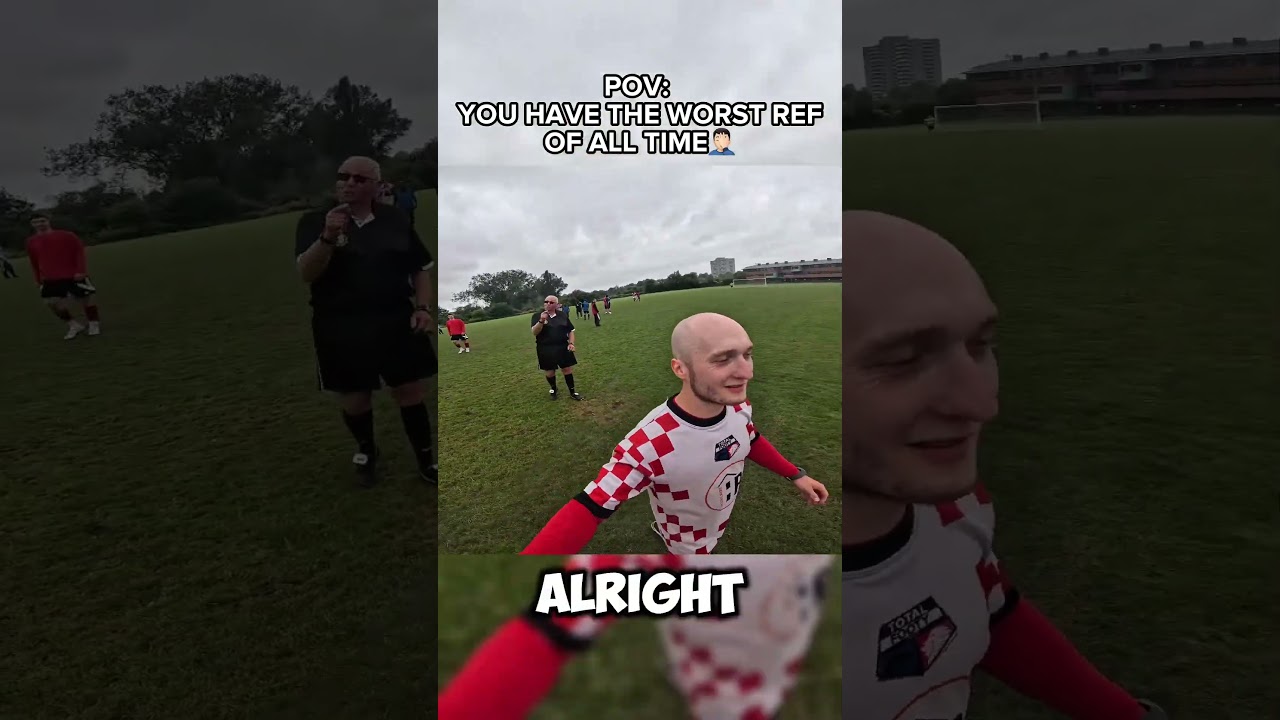 He just got worse and worse🤦🏻‍♂️ #football #povfootball #soccer #footballreferee #povsoccer #funny