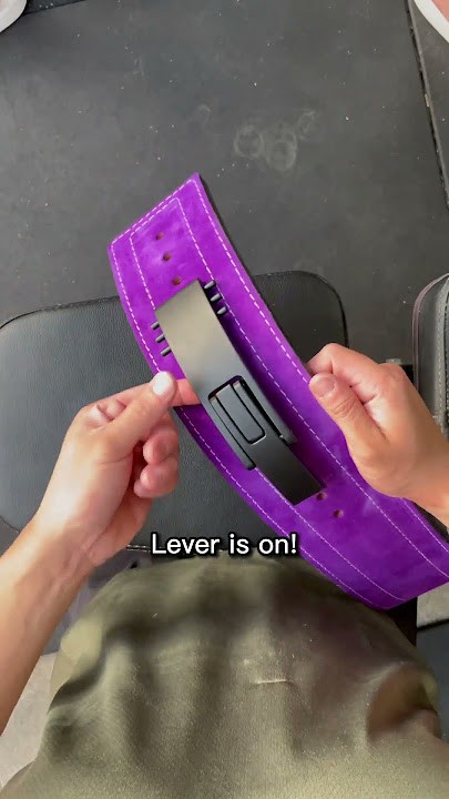 UPGRADING MY GIRLS LEVER BELT