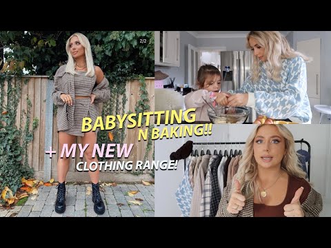 Baby sitting, baking + my NEW clothing range!! ad