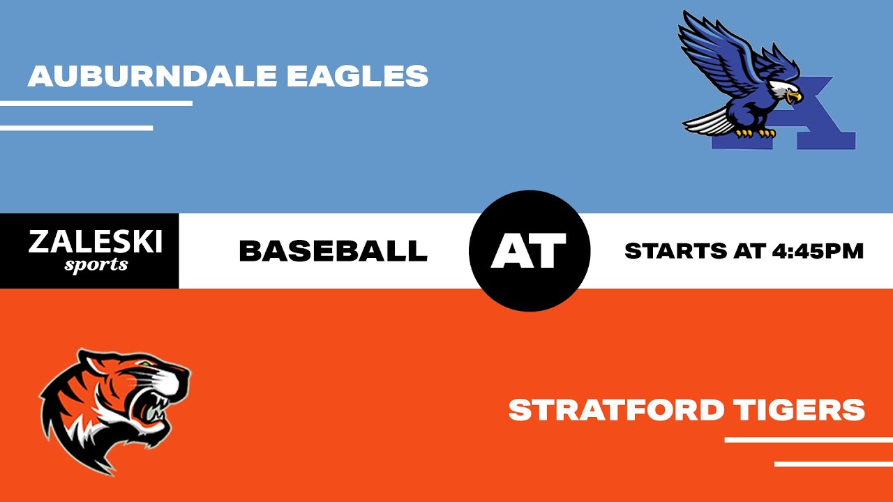 Auburndale at Stratford 2021 WIAA Baseball YouTube