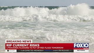 High rip current risk along northern Gulf beaches as spring breakers flock to coast