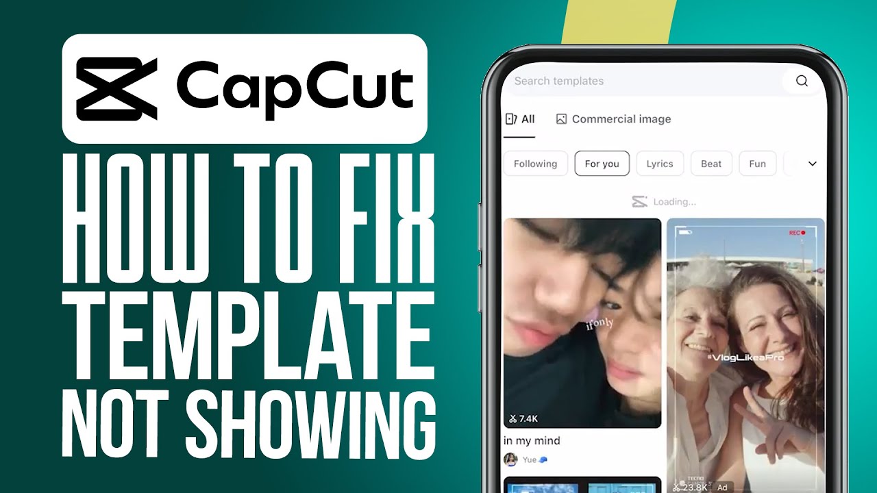 How To Fix CapCut Template Not Showing (2025) New Method - YouTube
