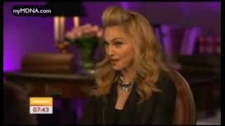 Madonna on Daybreak / Lorraine Interviewed by Dan Wottton Part 2 4/20/12