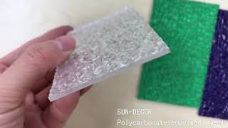 Polycarbonate Embossed Sheet