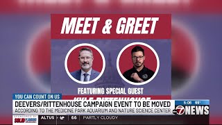 Campaign event featuring Kyle Rittenhouse moved from Medicine Park aquarium