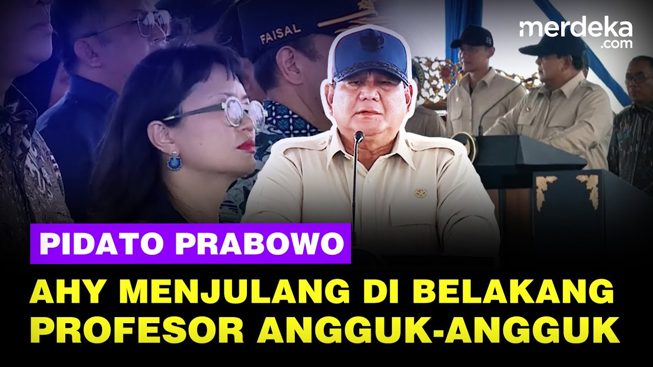 Momen Prabowo Resmikan SMA Tarnus Malang, AHY Menjulang di Belakang Sampai Professor Angguk-Angguk