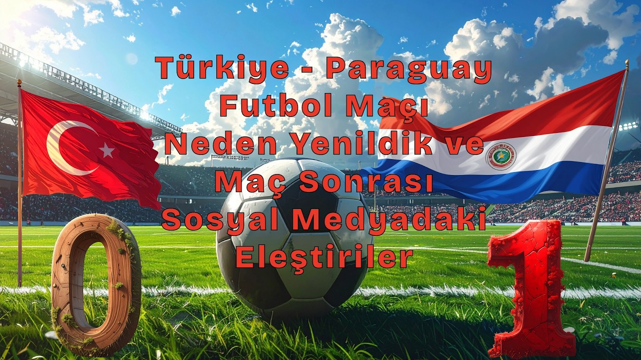 Türkiye Paraguay  Maçı Neden Yenildik Kimler Neler Söyledi Eleştirdi