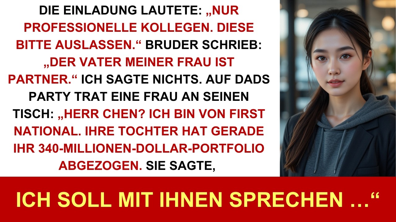 Dads Ruhestandsparty sagte: „Komm nicht“ – dann fand ihn der Bankchef