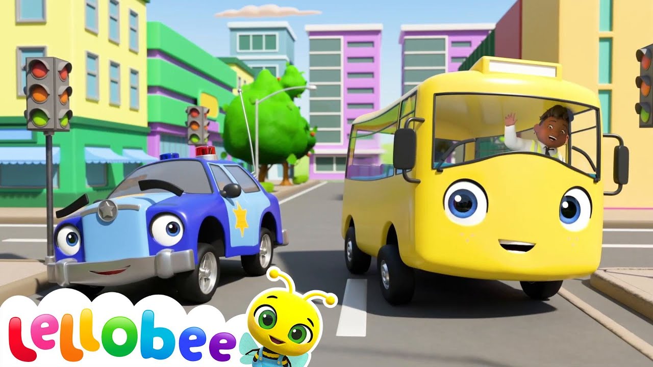 Learn Vehicle Counting Color Song | Lellobee | Learning Videos For Kids | Homeschool Cartoons