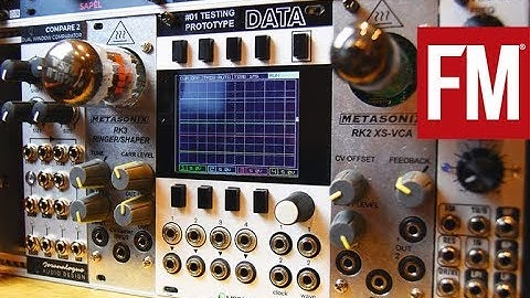 Modular Monthly: Tube-powered Eurorack with Metasonix RK-2 VCA & RK-3 Ringer/Shaper
