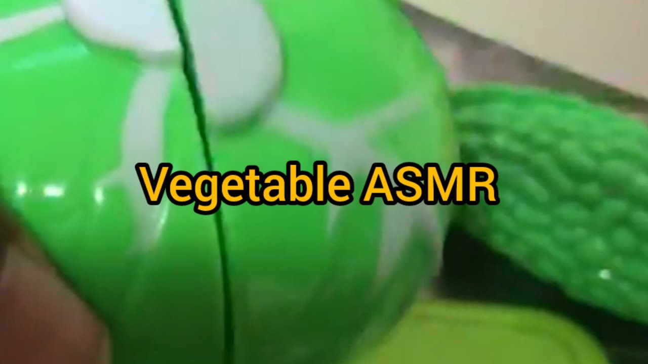 ASMR VEGETABLE CUTTING - YouTube