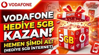 ✅VODAFONE BEDAVA İNTERNET 2026 - VODAFONE BEDAVA 5GB İNTERNET KAZANMAK✅