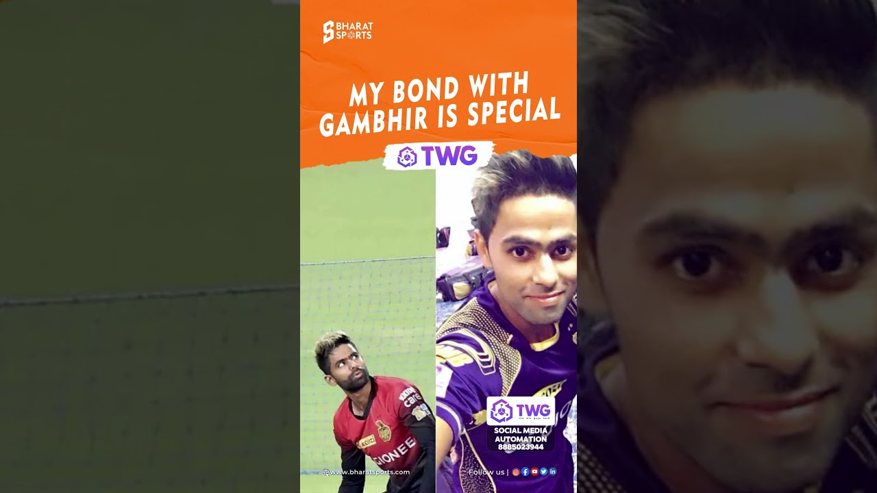 My bond with Gambhir is special | Sports News English | Bharat Sports
