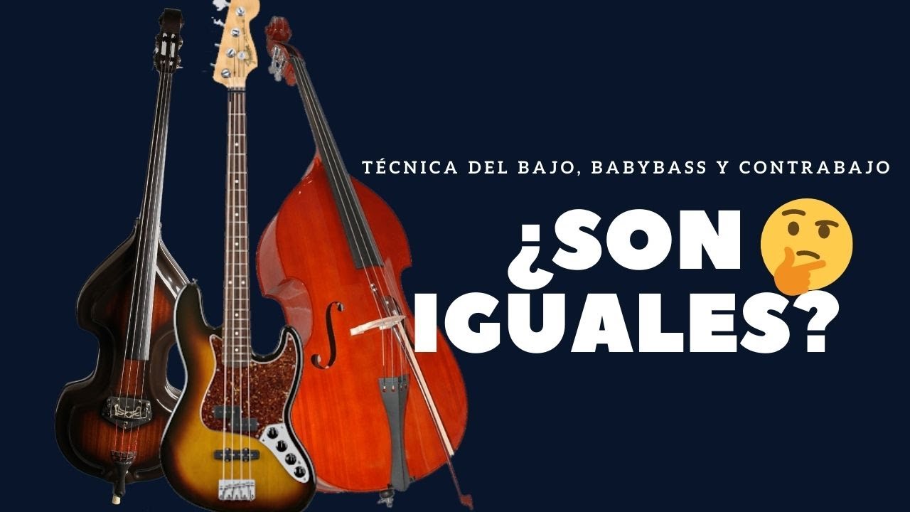Técnica de Bajo Eléctrico, BabyBass y Contrabajo, ¿son iguales? 🎸🤔 -  Instituto de Bajo - YouTube