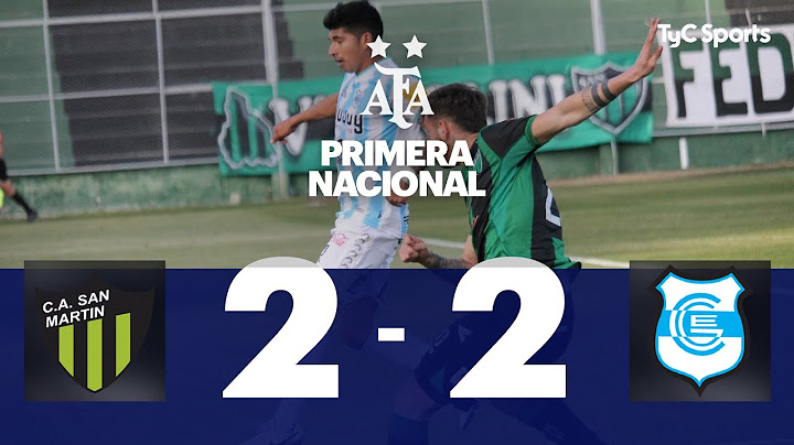San Martín (SJ) 2-2 Gimnasia (J) | Primera Nacional