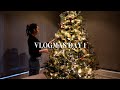 SETTING UP THE CHRISTMAS TREE | VLOGMAS DAY 1